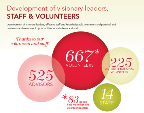Staff and Volunteers Infographic